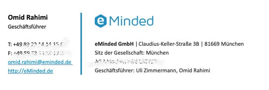 Kreative und moderne Signaturen für EMails 10 Beispiele